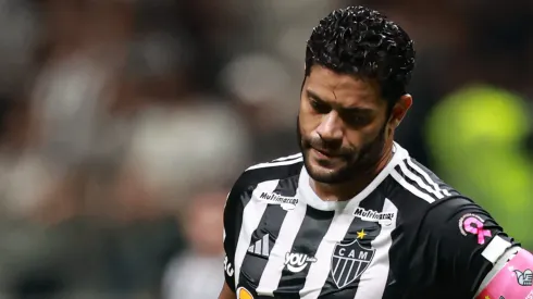 Hulk jogador do Atlético-MG lamenta durante partida contra o Grêmio pelo Campeonato Brasileiro A 2024. Foto: Gilson Lobo/AGIF