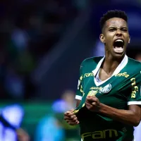 Estêvão assume a artilharia do Brasileirão e torcida do Palmeiras vibra: "Projeto de craque"