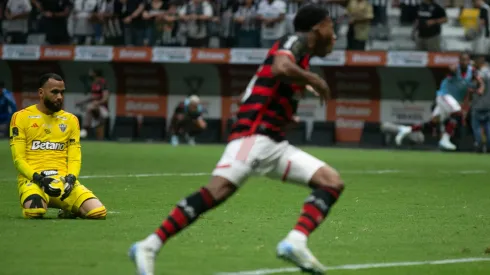 Everson jogador do Atletico durante partida contra o Flamengo. Foto: Fernando Moreno/AGIF