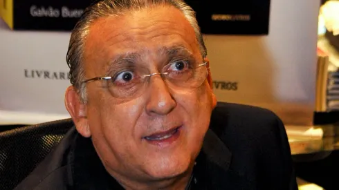 Torcedores do Atlético-MG foram criticados por Galvão Bueno.<br />
Rio de Janeiro Brazil 04 09 2015 Talking Galvao in Rio de Janeiro Galvao Bueno during Speaks Galvao in Rio de Janeiro PUBLICATIONxNOTxINxBRA