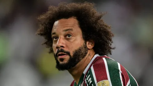 Marcelo ex-jogador do Fluminense durante partida contra o Alianza Lima no Maracanã pela Copa Libertadores 2024. Foto: Thiago Ribeiro/AGIF
