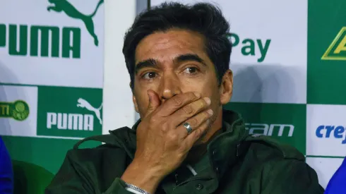 Abel Ferreira durante partida entre Palmeiras e Grêmio, no Allianz Parque, pelo Campeonato Brasileiro. Foto: Yuri Murakami