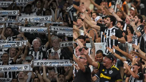 Torcida Botafogo e Atlético-MG. Foto: Thiago Ribeiro/Jorge Rodrigues/AGIF