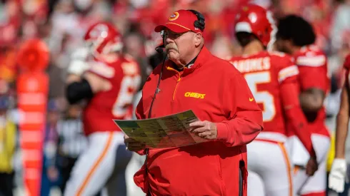 Kansas City Chiefs coach Andy Reid. Foto de William Purnell/Icon Sportswire NFL