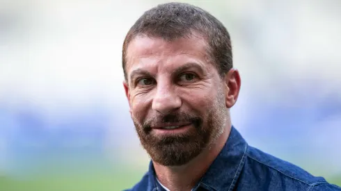 Pedrinho presidente do Vasco durante partida contra o Cruzeiro. Foto: Fernando Moreno/AGIF