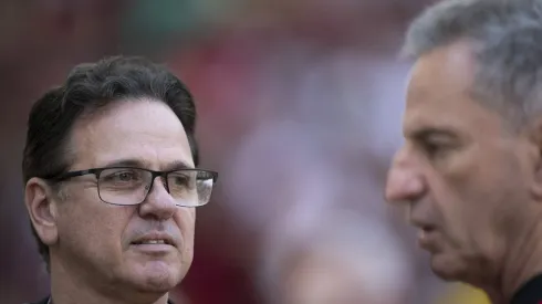 Rodolfo Landim presidente do Flamengo e Rodrigo Dunshee candidato a presidencia. Foto: Jorge Rodrigues/AGIF