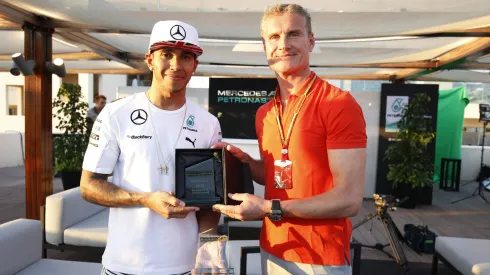 Coulthard e Hamilton em 2014