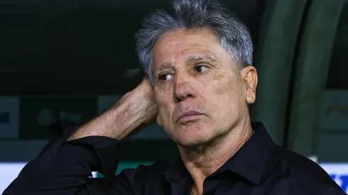 Renato Gaúcho durante partida contra o Palmeiras no Allianz Parque, pelo Campeonato Brasileiro.