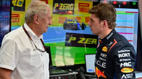 Max Verstappen e Helmut Marko no México