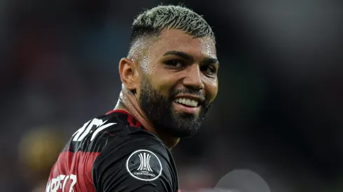 Gabigol durante partida entre Flamengo e Barcelona-EQU, pela Libertadores de 2020. Foto: Thiago Ribeiro/AGIF