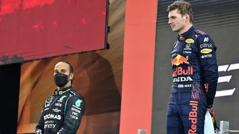 Verstappen e Hamilton em 2021