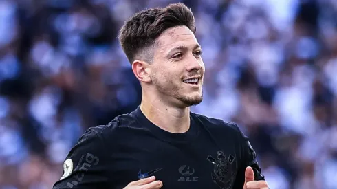 Rodrigo Garro comemorando gol em Corinthians X Vasco.