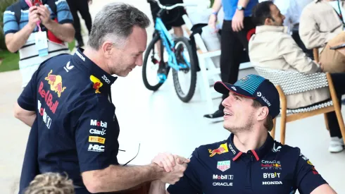 Verstappen e Horner no Catar