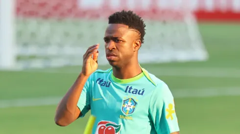 Vini Jr. na Seleção Brasileira. Foto: Fernando Torres/AGIF