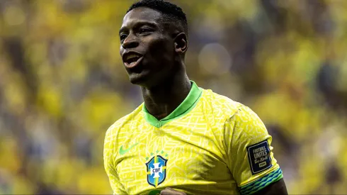 Luiz Henrique durante partida pela Seleção Brasileira contra o Peru, no Estádio Mané Garrincha, pelas Eliminatórias para a Copa do Mundo. Foto: Pedro Paulo Diaz