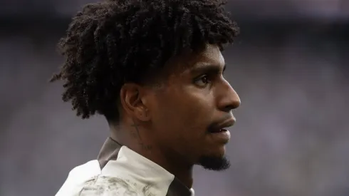 Hugo Souza durante partida entre Corinthians e Atlético-GO, na Neo Química Arena. Foto: Ronaldo Barreto