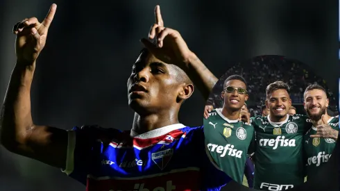 Palmeiras tem interesse em Hércules e acena oferecer atletas ao Fortaleza - Fotos: Thiago Ribeiro/AGIF e César Greco