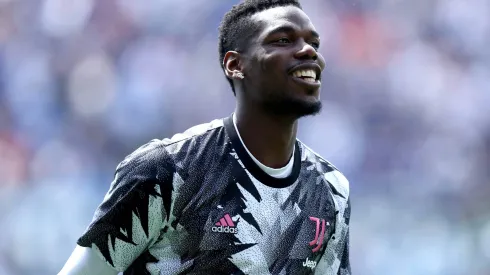 Paul Pogba antes de partida entre Atalanta e Juventus, no Gewiss Stadium, em 2023. Foto: Marco Canoniero/IMAGO