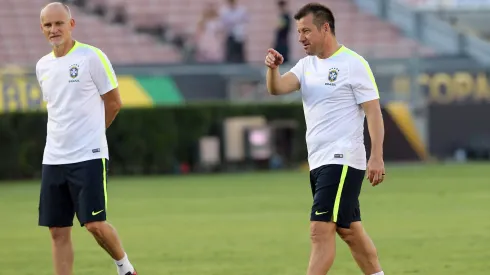 Dunga no comando da Seleção Brasileira. Foto: Cristiano Andujar/AGIF