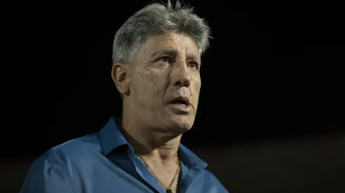 Renato Portaluppi durante partida entre Botafogo e Grêmio, em São Januário, pelo Brasileirão 2023.