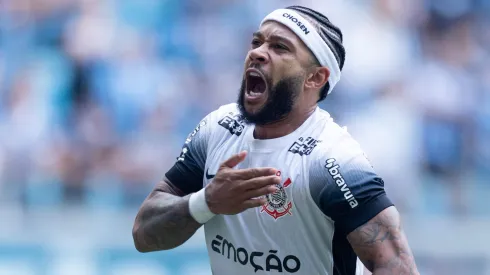 Memphis em ação pelo Timão. Foto: Rodrigo Coca / Corinthians