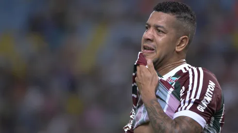 Antonio Carlos do Fluminense durante partida contra o Palmeiras. Foto: Fernando Soutello/AGIF