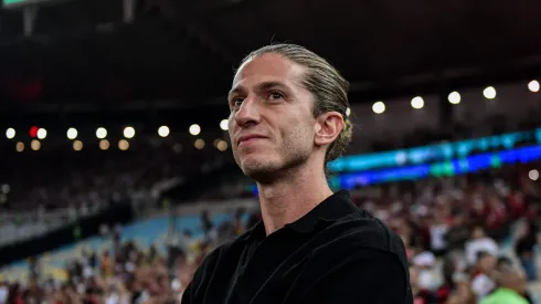 Filipe Luís, técnico do Flamengo. Foto: Thiago Ribeiro/AGIF
