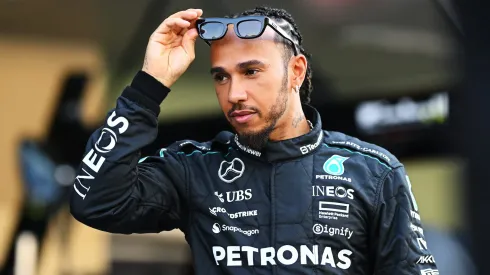 Hamilton no GP de Abu Dhabi (Clive Mason/Getty Images)