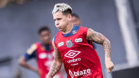 Soteldo retornou ao Peixe – Foto: Raul Baretta/Santos FC.