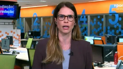 Jornalista atualizou o caso - Foto: Reprodução/SporTV.