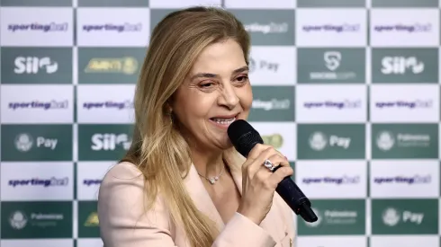 Presidente Leila Pereira, do Palmeiras. Foto: Marcello Zambrana/AGIF