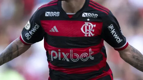 Patrocínio do Flamengo. Foto: Jorge Rodrigues/AGIF