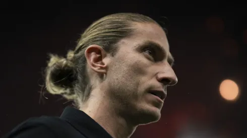 Filipe Luís em partida entre Flamengo x Atlético-MG pelo Campeonato Brasileiro 2024 Foto: Jorge Rodrigues/AGIF