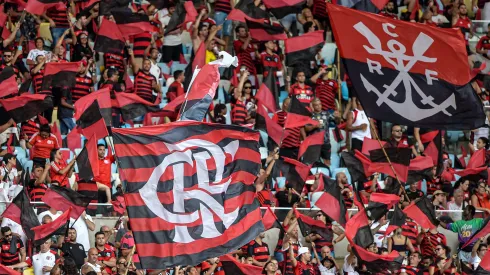 Torcida do Flamengo durante partida contra Atletico-MG, no Maracanã, pela Copa Do Brasil 2024. Foto: Thiago Ribeiro / AGIF