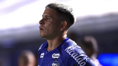 Soteldo antes de Santos x Palmeiras.