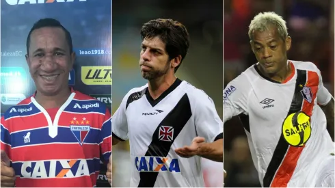 Jogadores que fizeram história em times do Nordeste. Foto: Diego Nigro/JC Imagem/Fabio Castro/AGIF; Divulgaçaõ/Fortaleza