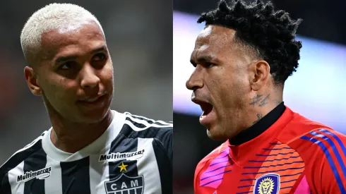 O Galo pega o Orlando City em último teste de pré-temporada e valendo taça. Fotos: Deyverson (AGIF); Gallese (Getty Images).