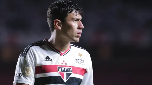 Ferraresi durante partida do SPFC.