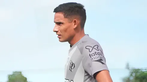 Éverton Brito durante treinamento pela Ponte Preta, em 2024. Foto: Alberto Nucci/Pontepress