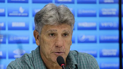 PR – PONTA GROSSA – 30/04/2024 – COPA DO BRASIL 2024, OPERARIO X GREMIO – Renato Gaucho tecnico do Gremio durante coletiva de imprensa apo partida contra o Operario no estadio Germano Kruger pelo campeonato Copa Do Brasil 2024.