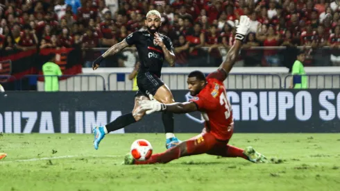 PA – BELEM – 31/01/2024 – CARIOCA 2024, SAMPAIO CORREA X FLAMENGO – Gabigol ex-jogador do Flamengo durante partida contra o Sampaio Correa no estadio Mangueirao pelo campeonato Carioca 2024. Foto: Marcos Junior/AGIF