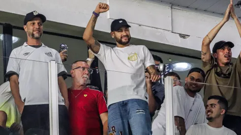 Neymar na Vila Belmiro