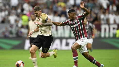 Pablo Vegetti jogador do Vasco durante partida contra o Fluminense. Foto: Mateus Bonomi/AGIF