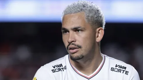 Luciano, do São Paulo, durante partida contra o Mirassol no MorumBis pelo Campeonato Paulista 2025. Foto: Marcello Zambrana / AGIF