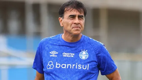 Gustavo Quinteros durante treinamento na pré-temporada. – Foto: Rodrigo Fatturi/Grêmio FBPA