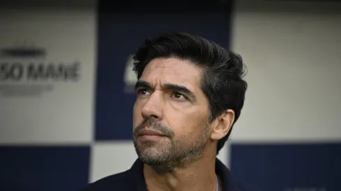 Abel Ferreira técnico do Palmeiras durante partida contra o Agua Santa no estádio Mane Garrincha pelo campeonato Paulista 2025. Foto: Mateus Bonomi/AGIF