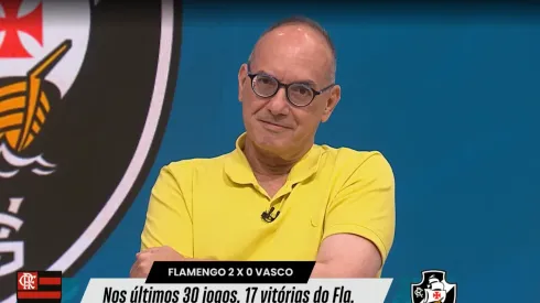 Lédio Carmona avalia que Flamengo não vê Vasco mais como grande rival no futebol – Foto: Reprodução/SporTV