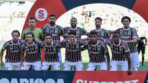 Jogadores do Fluminense – Foto: Thiago Ribeiro/AGIF