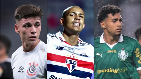 Promessas do futebol brasileiro. Foto: Ettore Chiereguini/Marcello Zambrana/AGIF