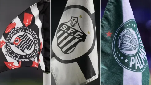 Os times brasileiros mais famosos no mundo. Foto: Marcello Zambrana/Anderson Romão/AGIF; Ivan Storti/Santos FC